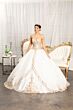 Elizabeth K GL1973 Sequin Bodice Sweetheart Neck Sweet 16 Dress