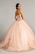 Elizabeth K GL1973 Sequin Bodice Sweetheart Neck Sweet 16 Dress