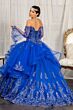 Elizabeth K GL1976 Bell Sleeve Ruffle Skirt Sweet 16 Dress