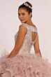 Elizabeth K GL2514 Beaded Bodice Cutout Back Sweet 16 Gown