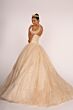 Elizabeth K GL2602 Halter Neck Cutout Back Sweet 16 Gown