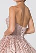 Elizabeth K GL2804 Sweetheart Neck Sheer Bolero Sweet 16 Dress