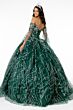 Elizabeth K GL2911 Off-The-Shoulder Bell Sleeve Sweet 16 Gown