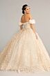 Elizabeth K GL3019 Sweetheart Neck Puff Sleeve Quinceanera Gown