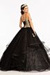 Elizabeth K GL3021 Plunging Neck Spaghetti Strap Sweet 16 Dress