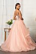 Elizabeth K GL3021 Plunging Neck Spaghetti Strap Sweet 16 Dress