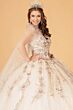 Elizabeth K GL3076 Cap Sleeve Cutout Back Sweet 16 Dress