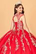 Elizabeth K GL3076 Cap Sleeve Cutout Back Sweet 16 Dress
