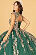 Elizabeth K GL3076 Cap Sleeve Cutout Back Sweet 16 Dress