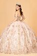 Elizabeth K GL3077 Off-The-Shoulder Embroidered Sweet 16 Dress