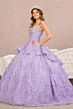 Elizabeth K GL3112 Sweetheart Neck Peplum Skirt Quinceanera Dress