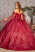 Elizabeth K GL3181 Sweetheart Neck Removable Sleeve Quinceanera Dress