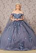 Elizabeth K GL3181 Sweetheart Neck Removable Sleeve Quinceanera Dress