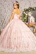 Elizabeth K GL3183 Applique Waist Off-The-Shoulder Quinceanera Dress