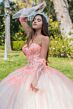GLS by Gloria GL3235 Removable Sleeve Strapless Quinceanera Dress