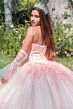 GLS by Gloria GL3235 Removable Sleeve Strapless Quinceanera Dress