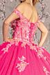 GLS by Gloria GL3469 Lace-Up Back Off The Shoulder Quinceanera Dress