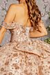 GLS by Gloria GL3485 Back Bow Off The Shoulder Quinceanera Dress