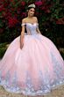 GLS by Gloria GL3517 Sweetheart Neck Back Bow Quince Dress