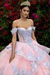 GLS by Gloria GL3517 Sweetheart Neck Back Bow Quince Dress