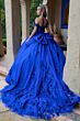 GLS by Gloria GL3521 Royal Blue Off The Shoulder Quinceanera Dress