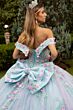 GLS by Gloria GL3523 Off-The-Shoulder Illusion Corset Quince Dress