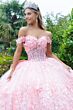 GLS by Gloria GL3526 Removable Bow Sweetheart Neck Quince Dress