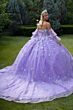 GLS by Gloria GL3541 Removable Sleeve Butterfly Applique Quince Dress