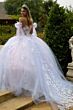 GLS by Gloria GL3570 Sheer Corset Bow Arm Band Quince Dress