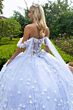 GLS by Gloria GL3571 Back Streamer Illusion Bodice Quince Dress