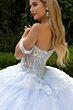 GLS by Gloria GL3612 Sweetheart Neck Tiered Skirt Quince Dress
