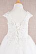 Elizabeth K GK108 Bateau Neck Cap Sleeve Mini Pageant Gown