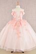 Elizabeth K GK112 Embroidered Cold-Shoulder Mini Pageant Dress