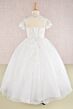 Elizabeth K GK113 Cutout Back Sheer Sleeve Mini Pageant Dress