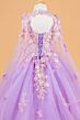 Elizabeth K GK119 Sheer Topper Applique Junior Pageant Dress