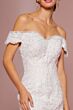 GLS by Gloria GL2594 Off-The-Shoulder Embroidered Mermaid Bridal Dress