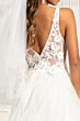GLS by Gloria GL3012 Plunging Neck V-Back Sleeveless Bridal Dress