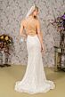 GLS by Gloria GL3442 Spaghetti Strap Illusion Neck Lace Wedding Gown