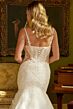 GLS by Gloria GL3601 Illusion Corset Beaded Floral Wedding Dress