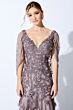 Ivonne D Exclusively for Mon Cheri 221D41 V-Neck Floral Dress