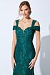 Ivonne D Exclusively for Mon Cheri 221D43 Cold Shoulder Lace Dress