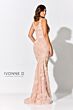 Ivonne D Exclusively for Mon Cheri ID306 V-Neck Embroidered Dress