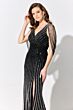 Ivonne D Exclusively for Mon Cheri ID309 Front Slit Beaded Dress