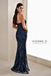Ivonne D Exclusively for Mon Cheri ID1404 Side Slit Beaded Dress