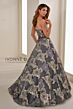 Ivonne D Exclusively for Mon Cheri ID1410 Brocade Sweetheart Neck Dress