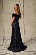 Ivonne D ID2205 Lace Off The Shoulder Scoop Neck Dress