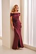 Ivonne D ID2210 Overskirt Strapless Mikado Dress