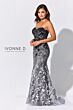 Ivonne D Exclusively for Mon Cheri ID316 Strapless Lace Dress
