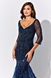 Ivonne D Exclusively for Mon Cheri ID318 Feather Skirt Dress