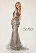 Ivonne D by Mon Cheri ID802 Removable Sleeve Beaded Mermaid Dress